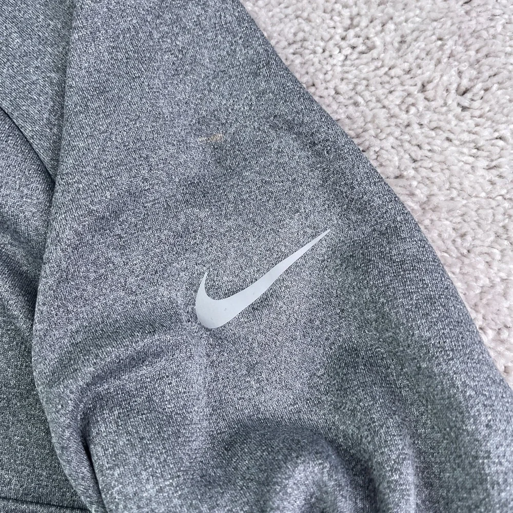 Nike Sweater Mens XL Gray Therma Fit Fleece Dr Pepper Quarter Zip Pullover